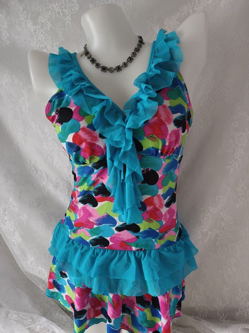 Teal One Piece Swimwear w/inner (Category: Bikinis & Swimsuits) located in General Trias. Submitted by shanicemau09687 (Listing ID 1466710200, Image 3). Description: (Xs-S)bust: 28-34in, waist: 26-30in, length: 27in no issue.