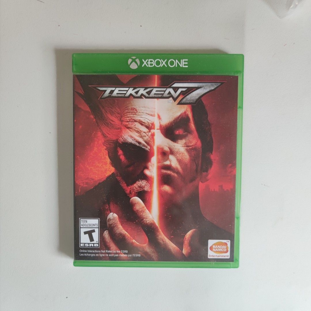 Tekken 7 Xbox One Game Disc and Case (Category: PlayStation) located in Muntinlupa City. Submitted by angeline_cga (Listing ID 1466646781, Image 1). Description: - Platform: Xbox One (Physical Disc) - Publisher: Bandai Namco - Condition: Includes original case and cover art - Rating: ESRB Teen - Status: Tested, ready to play - Perfect addition for fighting game fans!.