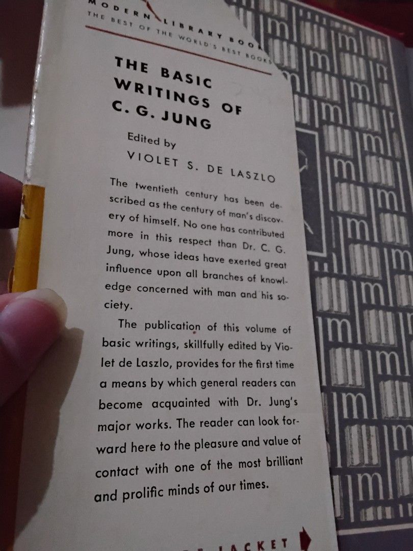 The Basic Writings of C.G. Jung (Category: Storybooks) located in Manila. Submitted by completinggaddiscollection (Listing ID 1466768490, Image 2). Description: dm for more info rfs: funds.