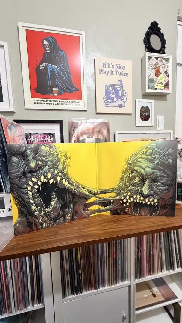 The Callisto Protocol Original Game Soundtrack Vinyl (Category: Vinyls) located in Santa Rosa. Submitted by jasmine.sell93 (Listing ID 1466632064, Image 3). Description: - Title: The Callisto Protocol Official Game Soundtrack Vinyl - Format: Double LP on bright yellow colored vinyl - Artwork: Striking gatefold jacket featuring art by Luke Preece - Music: Composed by Finishing Move - Condition: Clean cover with sharp corners and pristine, playable