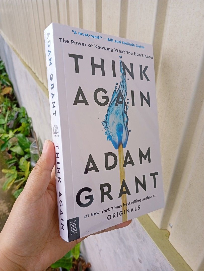 THINK AGAIN by Adam Grant (Category: Storybooks) located in La Trinidad. Submitted by cla.rissa317 (Listing ID 1466619600, Image 2). Description: 🌻❣️THINK AGAIN by Adam Grant❣️🤗🌿 Brandnew/Sealed 💸280php Actual photos posted Location: Benguet For Dropping (COP/GCash) 🍂Malcolm Square, Baguio 🍂Km5, Pico, La Trinidad ‼️No to rush dropping pls For Delivery (GCash/Maribank): 🍂via GrabExpress 🍂Errand (kayo na po magpa errand) ‼️Payment first, bu