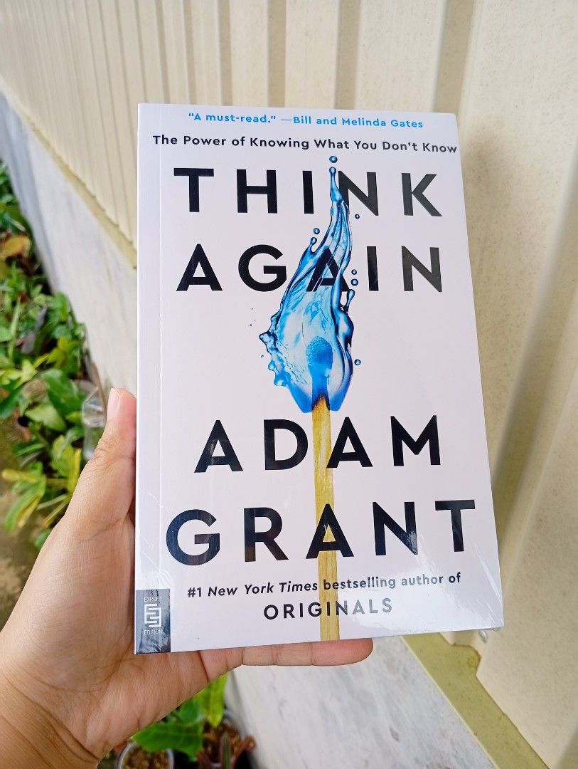 THINK AGAIN by Adam Grant (Category: Storybooks) located in La Trinidad. Submitted by cla.rissa317 (Listing ID 1466619600, Image 1). Description: 🌻❣️THINK AGAIN by Adam Grant❣️🤗🌿 Brandnew/Sealed 💸280php Actual photos posted Location: Benguet For Dropping (COP/GCash) 🍂Malcolm Square, Baguio 🍂Km5, Pico, La Trinidad ‼️No to rush dropping pls For Delivery (GCash/Maribank): 🍂via GrabExpress 🍂Errand (kayo na po magpa errand) ‼️Payment first, bu