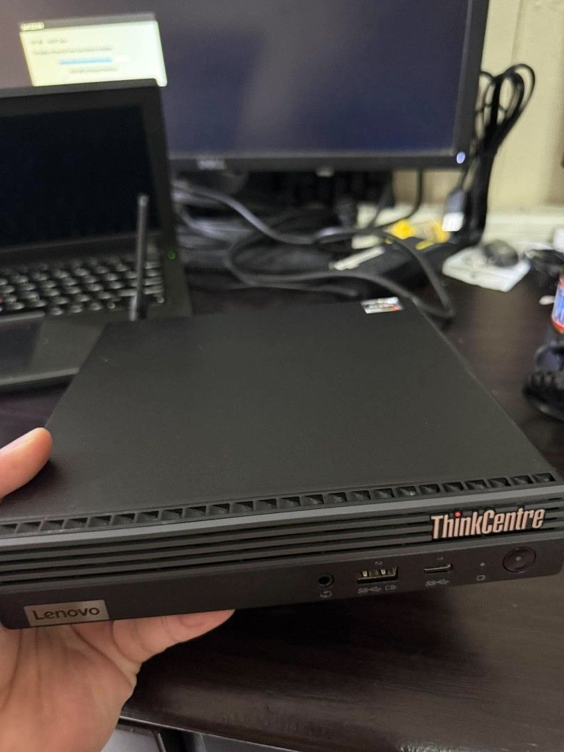 Thinkcentre m75q gen 2 (Category: Desktops) located in Manila. Submitted by happyearth.953a15 (Listing ID 1466564119, Image 1). Description: Thinkcentre m75q gen 2 AMD ryzen 7 pro 5750GE Amd Radeon Graphics 16gb ram 512gb nvme Windows 11 pro OS WiFi ready✅ With power adapter 💸💸 20,000 Location: San Andres bukid manila Pick up or deliver Location: San Andres bukid manila Pick up or deliver cod.