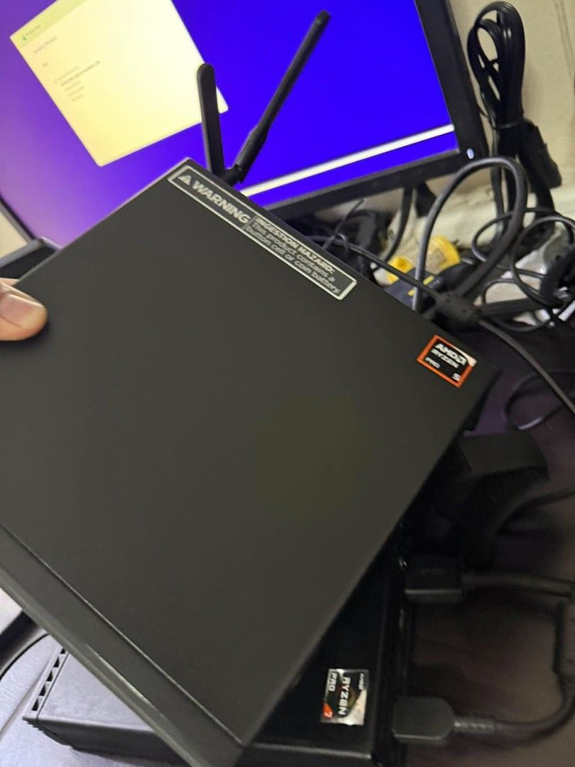 Thinkcentre m75q gen 5 (Category: Desktops) located in Manila. Submitted by happyearth.953a15 (Listing ID 1466563841, Image 2). Description: Thinkcentre m75q gen 5 Ryzen 5 8500GE Amd Radeon 740M Graphics 16gb ram DDR5 512Gb nvme Windows 11 pro OS WiFi ready ✅ Unit with power adapter 💸💸 27,000 Location: San Andres bukid manila Pick up or deliver cod.
