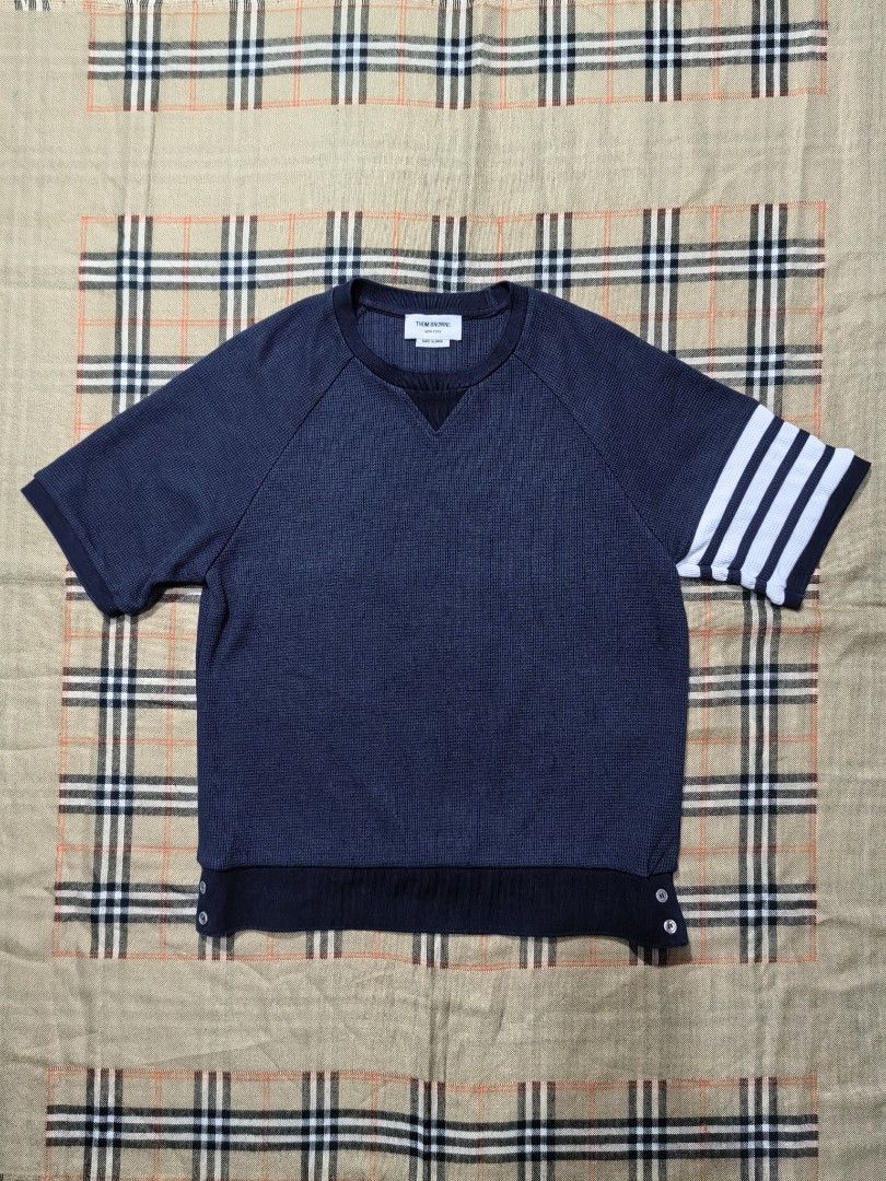 THOM BROWNE (Category: Tshirts & Polo Shirts ) located in Baguio. Submitted by curated_luxe_brandeds (Listing ID 1466644328, Image 1). Description: THOM BROWNE DIMENSION : L26 X W 20.5 FITS MEDIUM MENS FITS LARGE WOMENS SEE PICS FOR DETAILS EXCELLENT CONDITION COLOR MAY VARY DUE TO LIGHTING MOP BDO /GCASH NO COD /COP PHYSICAL STORE :STALL 324A THIRD FLOOR SKYWORLD SESSION ROAD BAGUIO CITY FB PAGE /CAROUSELL : curated_luxe_brandeds FACEBOOK SELLIN