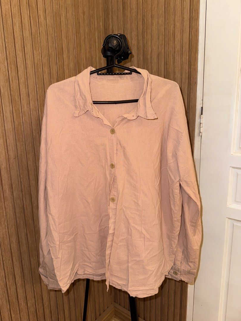 Thrited Polo (bundle/sold each) (Category: Shirts) located in Quezon City. Submitted by padillamyk (Listing ID 1466682967, Image 3). Description: rfs: decluttering Polo 1 (stripes): small Polo 2 (pale pink): medium Polo 3 (checkered white): small-medium Polo 4 (gray): large-xl Php 180 for all 50 for each Lalamove/Pick up in QC or Upper Antipolo .