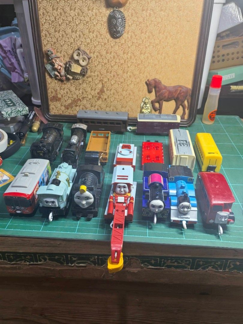 Tomy Thomas The Train Assorted Take All (Category: Kids Toys) located in Cebu City. Submitted by dudes_villanueva (Listing ID 1466670067, Image 1). Description: Toys - Tomy Thomas The Train Assorted S5 In good condition - see all pics for overall condition. Take All 15 pcs.