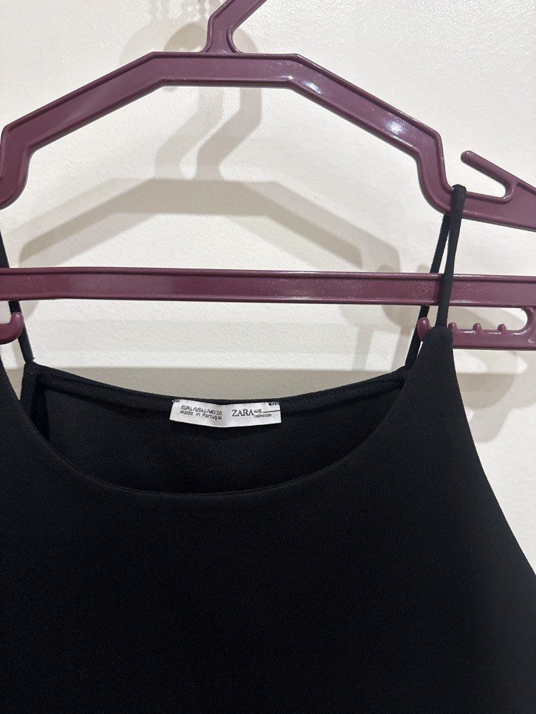 Zara Black Crop Top (Category: Blouses) located in Quezon City. Submitted by jad__os (Listing ID 1466718857, Image 2). Description: .