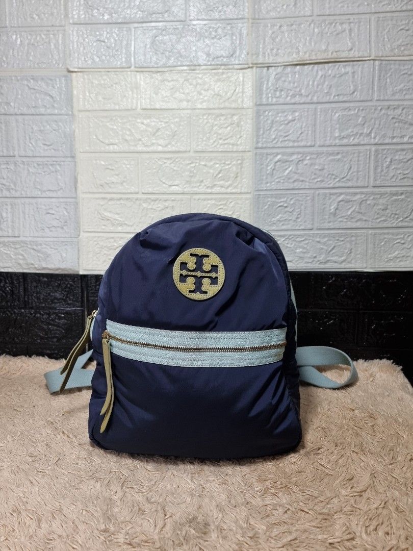 Tory Burch Bagpack (Category: Luxury Bags & Wallets) located in Bugallon. Submitted by preloverelove07 (Listing ID 1466719161, Image 1). Description: Pangasinan Authentic medium dark blue issue: posted Free shipping.