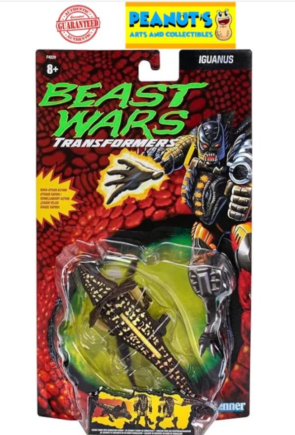 Transformers Beast Wars Iguanus (Reissue) (Category: Figurines & Statues) located in Manila. Submitted by memorylanestore (Listing ID 1466589746, Image 1). Description: NOTE: Please learn how to READ and UNDERSTAND the product description carefully and "Be a Responsible Buyer". *Sealed and brandnew *Guaranteed 100% authentic HASBRO product. *Photos courtesy of HASBRO. Disclaimer: All our collectible items are sold as posted. Any form of factory d