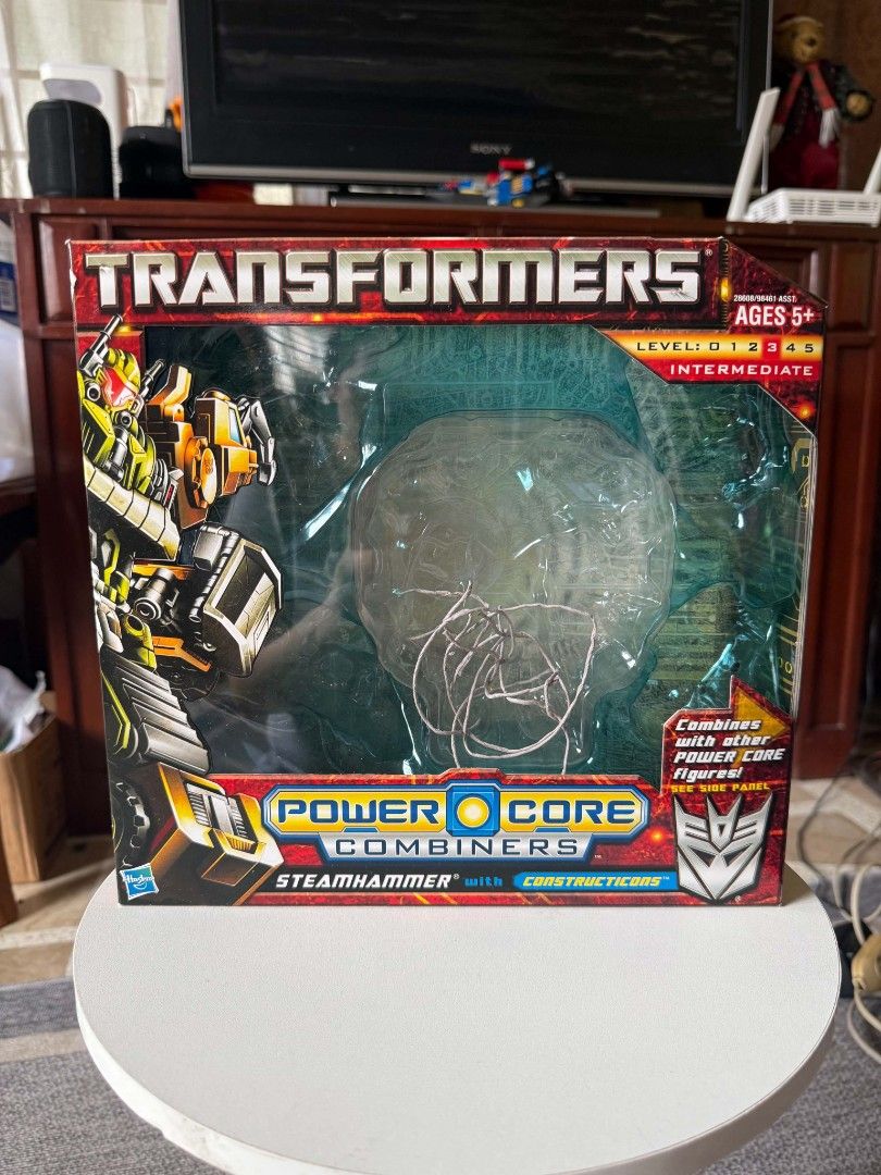 Transformers Power Core Combiners Steamhammer with Constructicons (Category: Action & Battle Toys) located in Angeles City. Submitted by itsandspreloved (Listing ID 1466623094, Image 3). Description: nalabas lang po ng box for display only. collection po ng dad ko .