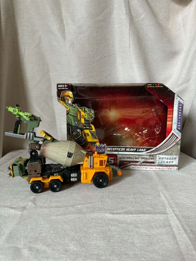 Transformers Universe Decepticon Heavy Load Voyager Class (Category: Action & Battle Toys) located in Angeles City. Submitted by itsandspreloved (Listing ID 1466623499, Image 1). Description: nalabas lang po ng box for display only. collection po ng dad ko .