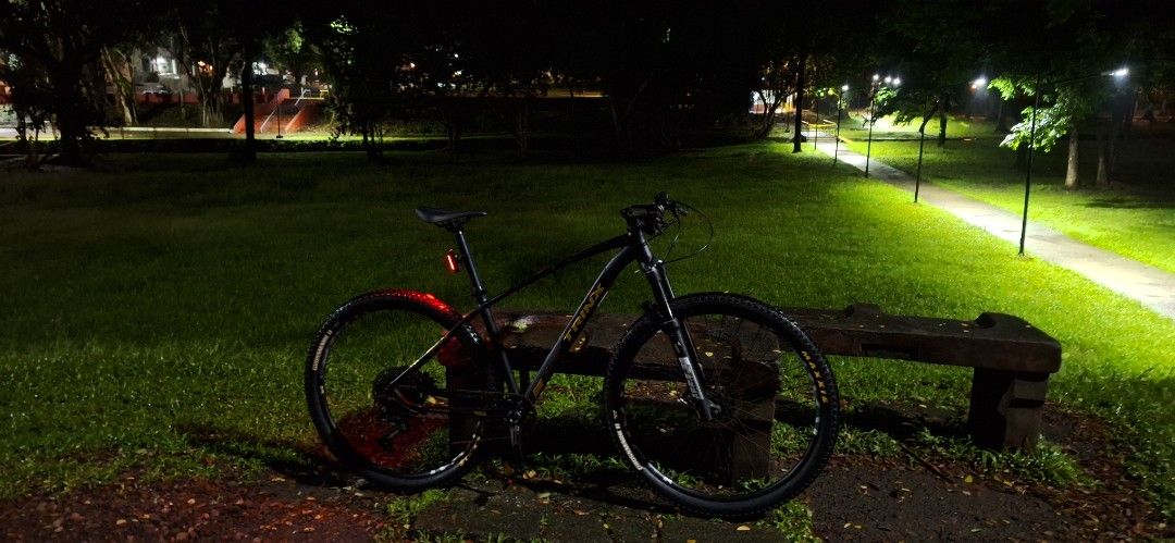 Trinx X9 Pro Limited Version (Category: Bicycles) located in Quezon City. Submitted by quick_rabbit77 (Listing ID 1466728387, Image 2). Description: Trinx X9 pro limited version 29er M Deore 6100 (12s) rd and shifter Kmc X12 chain (new) Mt200 brakeset Mtp saddle Aeroic stem Mtp pedals Prowheel 1x hollowtech crankset Sagmit brooklyn 32 holes Tanke TH-31 carbon looks 6 pawls 3 teeth 4 sealed bearings Ragusa spokes stainless Shimano rotors Maxxis Cr
