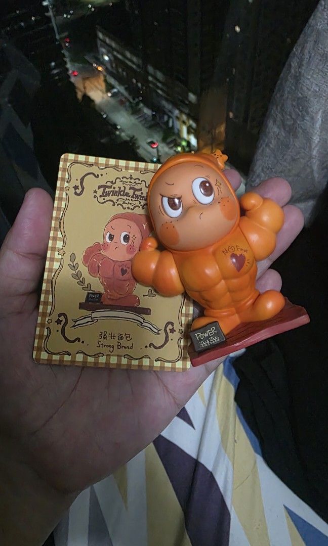 twinkle twinkle strong bread (savor the moment) (Category: Designer & Blind Box Toys) located in Manila. Submitted by fiveeightcart (Listing ID 1466723237, Image 1). Description: twinke twinkle savor the moment - strong bread - with box foil card mop maribank, bpi, gcash loc mandaluyong city.