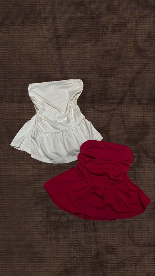 two tube tops (Category: Sleeveless) located in Mabalacat. Submitted by rareflower.82ac1f (Listing ID 1466571119, Image 1). Description: .