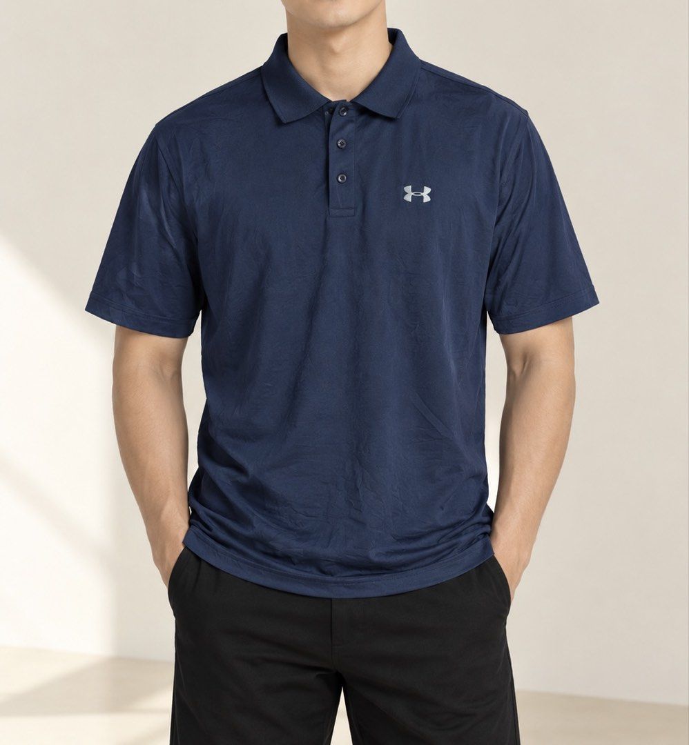Under Armour Polo Shirt (Category: Tshirts & Polo Shirts ) located in Cebu City. Submitted by drip.co (Listing ID 1466638076, Image 2). Description: Under Armour Polo Shirt Size: XL Dimes: 24x31 Color Rate: 10/10 As New Condition No Issue 650 + sf.