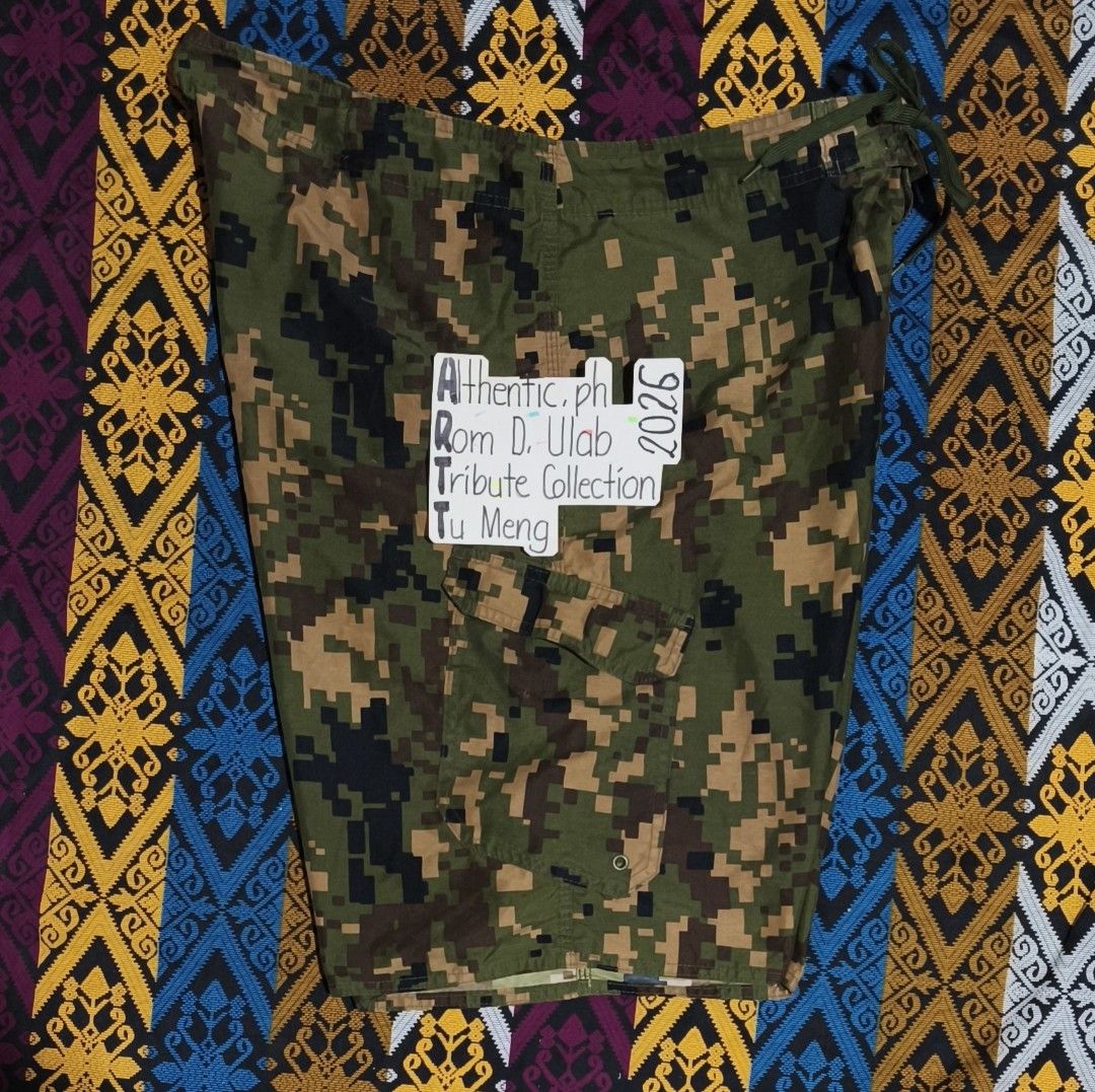 Unity Boardshorts Camouflage XL (Category: Shorts) located in Pasig City. Submitted by althentic.ph (Listing ID 1466723320, Image 1). Description: SUPER SALE!!!! 100 + JNT SF *Original UNITY Clothing Co Board Shorts for MEN Camouflage Size XL Adult Actual Measurements: Waist - 36" - 38" Length - 22" Hem - 13.5" Very Good Thrifted Condition 9+/10 Issue: Pentip Hole ✔Tags are available upon request, can be sent thru PM ✔fix price ✔payment first pol