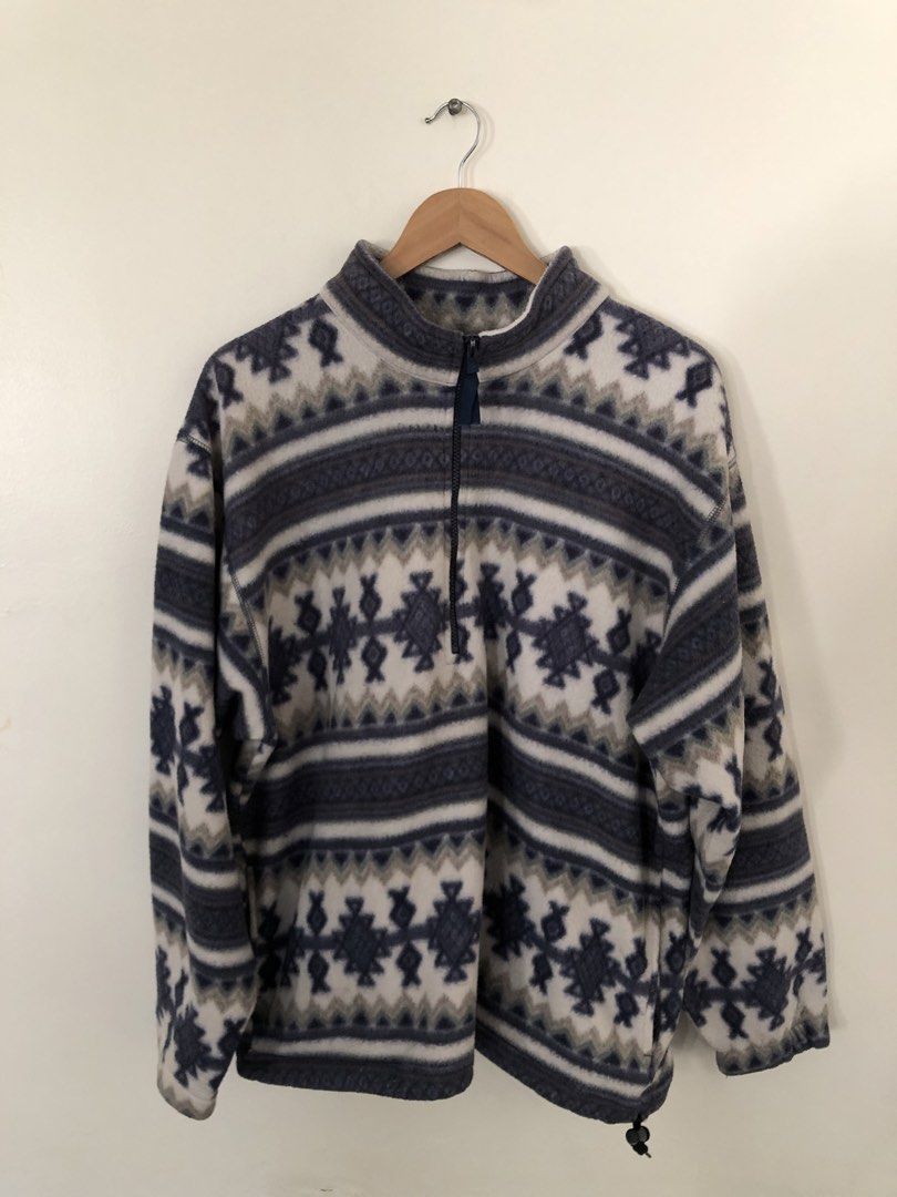 Vintage 80s Fleece Quarter Zip (Category: Hoodies) located in Manila. Submitted by picklerick_collects (Listing ID 1466772628, Image 1). Description: .
