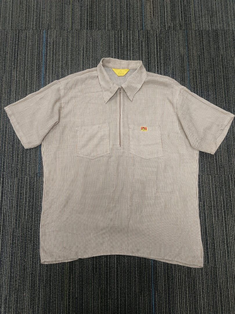 Vintage Ben Davis half zip polo (Category: Tshirts & Polo Shirts ) located in Taguig. Submitted by oswyn_thrifts (Listing ID 1466595602, Image 1). Description: Ben Davis Vintage Half Zip polo Good Conditon XL fittings issue:kita sa pic Dimes: W-24 L-29 2500 shipped taguig loc.
