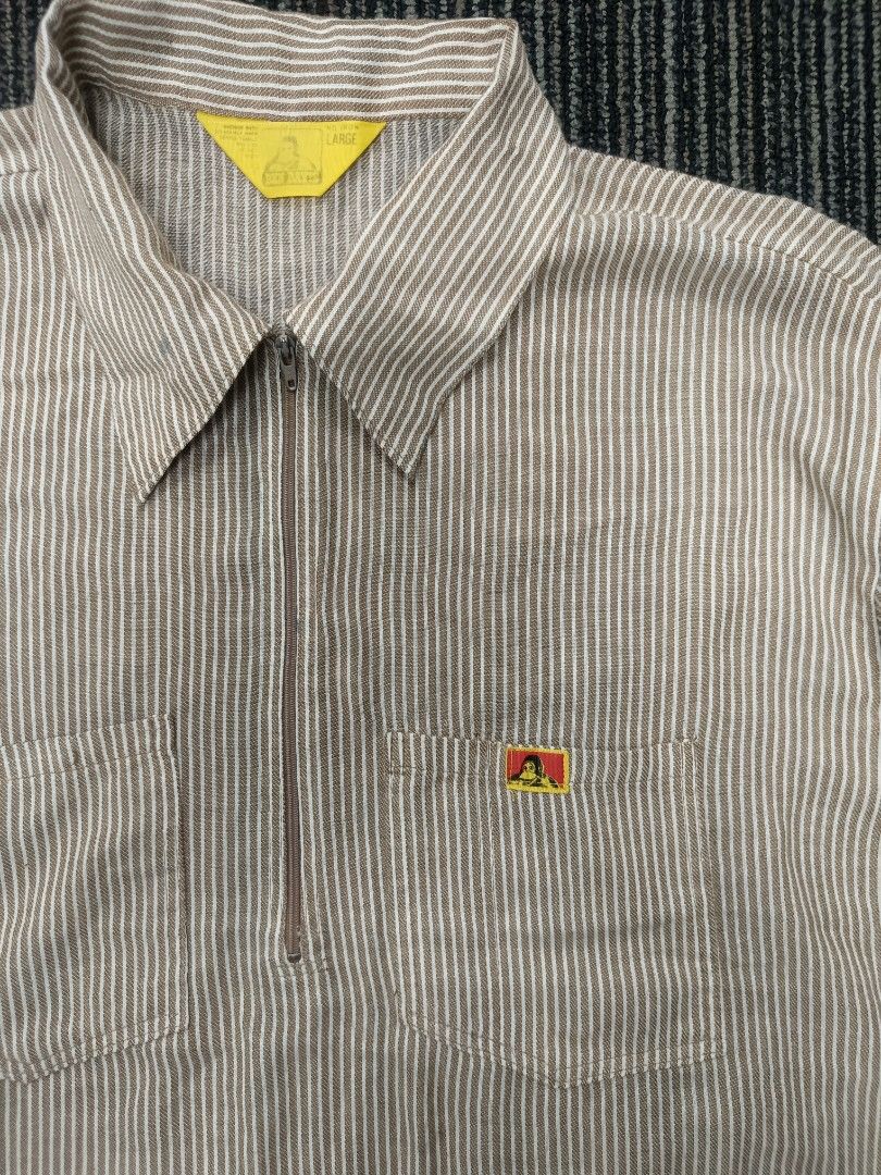 Vintage Ben Davis half zip polo (Category: Tshirts & Polo Shirts ) located in Taguig. Submitted by oswyn_thrifts (Listing ID 1466595602, Image 2). Description: Ben Davis Vintage Half Zip polo Good Conditon XL fittings issue:kita sa pic Dimes: W-24 L-29 2500 shipped taguig loc.