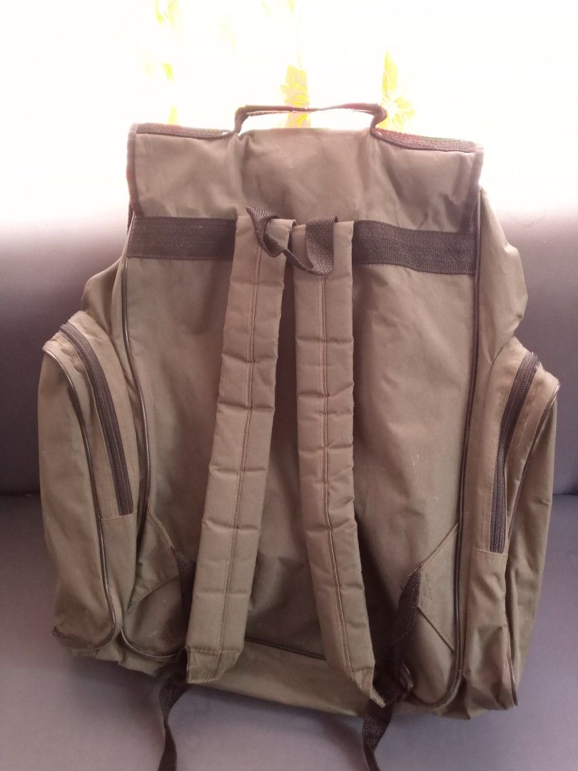 Vintage CD Boot Camp Green Backpack Army Style (Category: Backpacks) located in General Trias. Submitted by dwyane09 (Listing ID 1466631885, Image 2). Description: - Color/Style: Green canvas with military-style CD Boot Camp graphic - Storage: Spacious main compartment with lots of room - Pockets: Front mesh pocket please manage your expectation this is a vintage backpack good for collection also. .