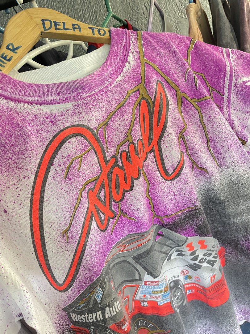 VINTAGE DARRELL WALTRIP ROLLING THUNDER AOP 🔥💎 (Category: Tshirts & Polo Shirts ) located in Antipolo. Submitted by uncommonfinds_ph (Listing ID 1466612272, Image 2). Description: VINTAGE DARRELL WALTRIP ROLLING THUNDER AOP 🔥💎 Large on tag Motorsport tradition 🏷️ USA 22.5 x 28 Good condition No issue Need wash only .