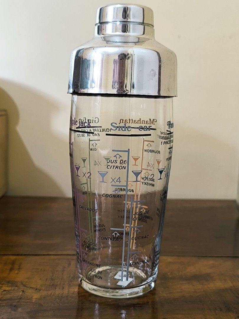 Vintage Glass Cocktail Shaker (Category: Pitchers & Dispensers) located in Pangil. Submitted by kopee_matcha (Listing ID 1466645006, Image 2). Description: Price : 280 May Paint chip takip Comment: Mine/ M CLAIMING RULES • Strictly 2-day reservation only. Payment must be completed within 48 hours, otherwise the order will be forfeited and offered to the next miner. • No deleting/editing of "MINE" comments. •3+ items: Large pouch or box packaging 