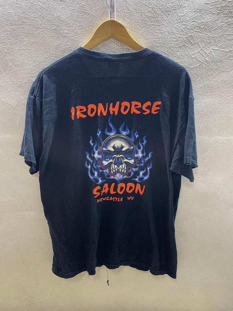VINTAGE MOTOR TEE (Category: Tshirts & Polo Shirts ) located in Caloocan City. Submitted by j3ngsanity (Listing ID 1466702765, Image 2). Description: ISSUE : MIN CRACK PRINTS / MIN LOOSE STITCH SA HEM BANDANG LIKOD DIMES : 21x27.5 BEST FIT LARGE.