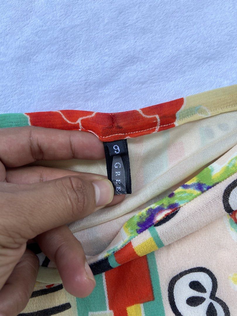 Vintage Patchwork Mesh Whimsical (Category: Skirts) located in General Santos City (Dadiangas). Submitted by kala_chuchi (Listing ID 1466772659, Image 2). Description: Size. Small 26 inches waistline 25 inches length No flaws Over all condition Excellent .
