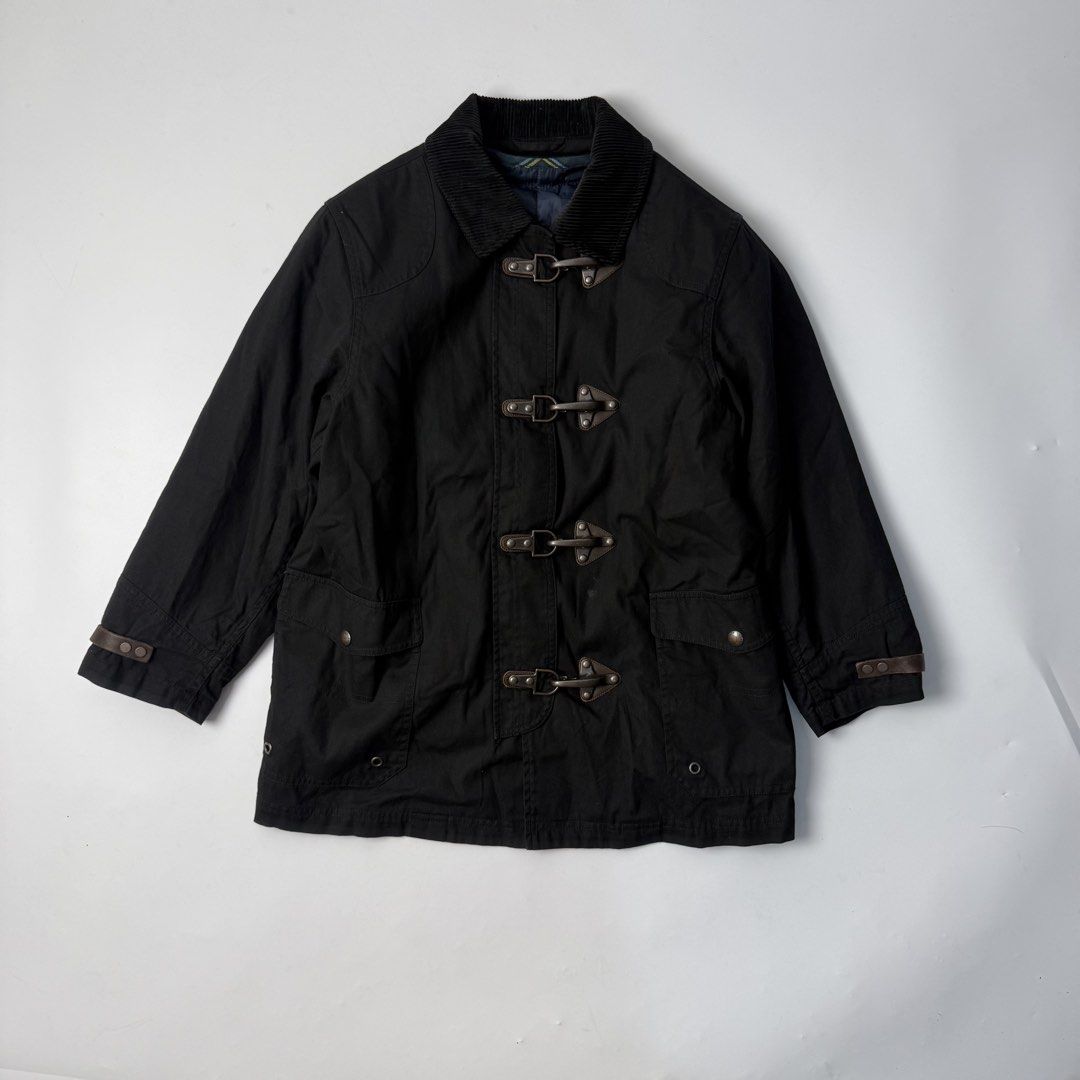 Vintage Polo Ralph Lauren Fireman Jacket (Category: Coats, Jackets and Outerwear) located in Quezon City. Submitted by beastmnl (Listing ID 1466607888, Image 1). Description: Size 140 Dimension 20 width 27 length Sleeve length 19 Shoulder 16.5 .