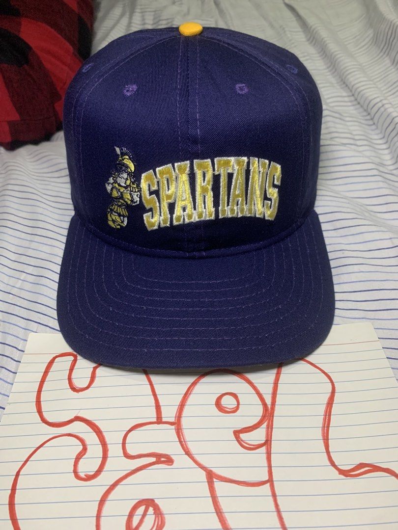 vintage spartans snapback (Category: Caps & Hats) located in Manila. Submitted by papayaelmoto (Listing ID 1466680031, Image 1). Description: vintage spartans snapback made in USA no issue add shipping sa malayo.