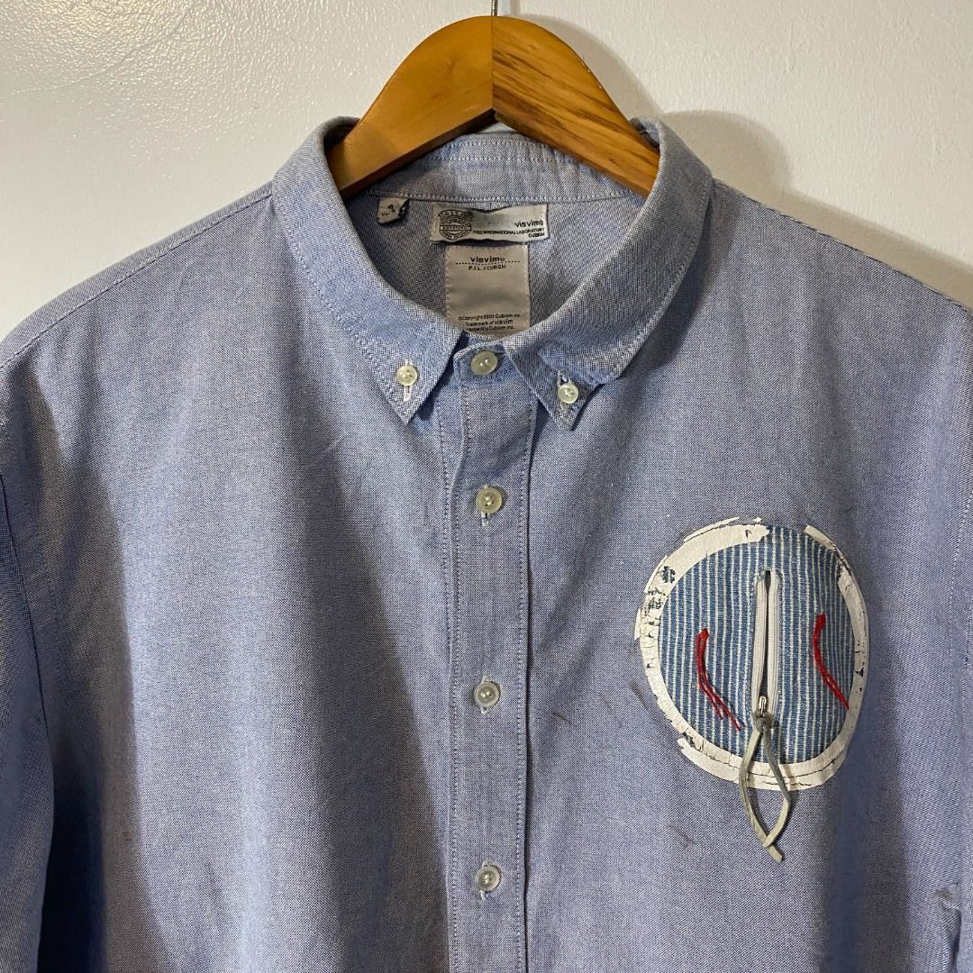 Visvim Juneau Weld Chambray BD Shirt L (Category: Formal Shirts) located in Antipolo. Submitted by bentakahitanoano (Listing ID 1466747623, Image 3). Description: Visvim is a Japanese luxury streetwear brand founded in 2000 by Hiroki Nakamura in Ura-Harajuku, Tokyo. Highly revered in the fashion world, the brand is celebrated for its "future vintage" philosophy, which seamlessly fuses traditional global craftsmanship, indigenous footwear styles, 