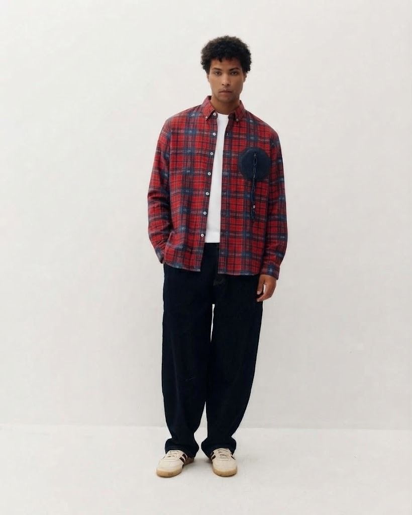 visvim Juneau Weld Check Shirt M (Category: Formal Shirts) located in Antipolo. Submitted by bentakahitanoano (Listing ID 1466748940, Image 1). Description: Visvim is a Japanese luxury streetwear brand founded in 2000 by Hiroki Nakamura in Ura-Harajuku, Tokyo. Highly revered in the fashion world, the brand is celebrated for its "future vintage" philosophy, which seamlessly fuses traditional global craftsmanship, indigenous footwear styles, and ru