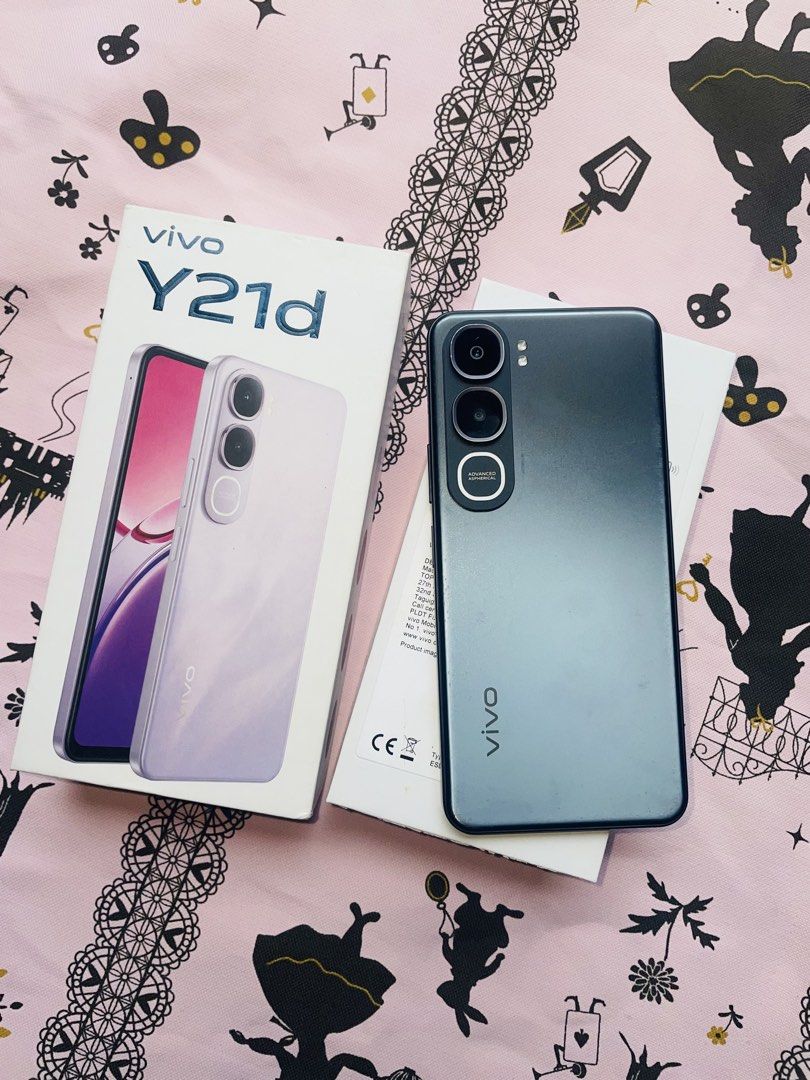 VIVO Y21D (Category: Vivo) located in Cagayan de Oro. Submitted by soft_thrift (Listing ID 1466645161, Image 1). Description: 🔥 VIVO Y21d — 4GB RAM + 128GB ROM 🔥 ₱5,100💸💸 📱 Vivo Y21d 💾 4GB RAM + 4GB Extended RAM 💽 128GB Storage ⚡ Octa-Core Processor 🤖 Android 15 / Funtouch OS 15 🔋 6500mAh Battery ⚡ 44W Fast Charging 💦 IP68 & IP69 Water & Dust Resistance 🔊 Dual Stereo Speakers 📸 Dual Rear Camera ✨ Clean & smooth condition 📦 With Box.