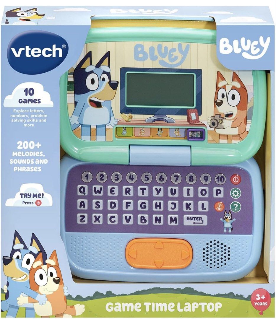 VTech Bluey Game Time Laptop (Category: Educational & Learning Toys) located in Tagbilaran City. Submitted by luckycat.fa1177 (Listing ID 1466574986, Image 1). Description: .