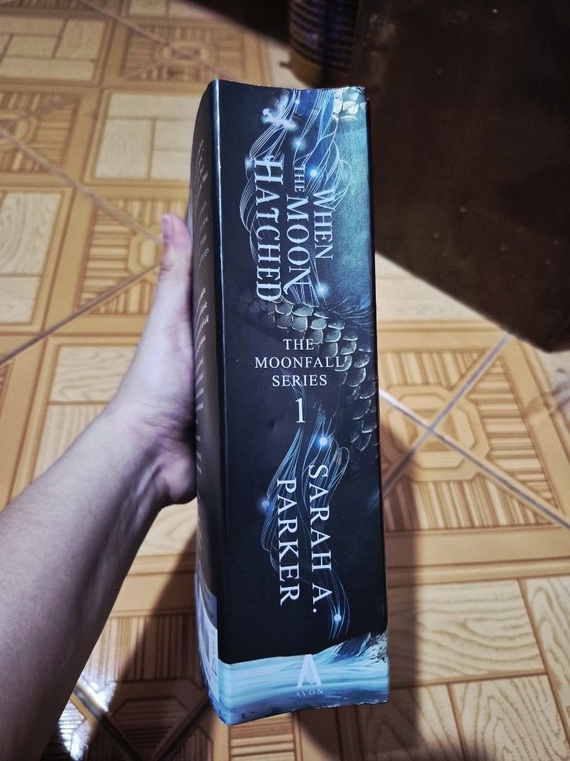 When the Moon Hatched by Sarah A. Parker (Category: Storybooks) located in Manila. Submitted by prelovedbyantonette (Listing ID 1466721591, Image 3). Description: - Title: When The Moon Hatched (Book 1) by Sarah A. Parker - Format: Paperback (Avon edition) - Condition: Brand New, Unsealed (nasira plastic nya), Never read ; No other issues unless indicated - RFS: Already bought the HB - MOP: Gcash /Bank Transfer - MOD: LBC, J&T, Lalamove / Meetup 