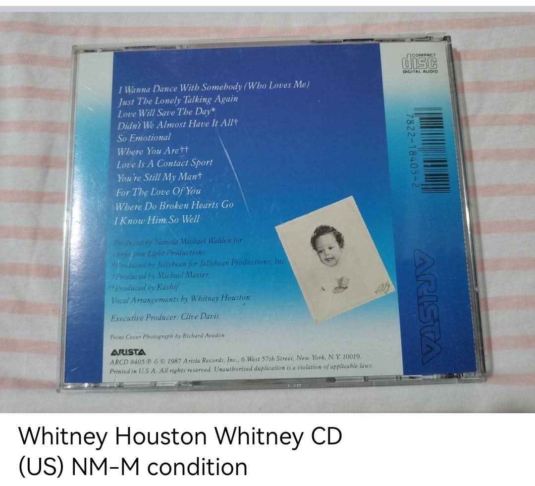Whitney Houston Whitney CD (unsealed) (Category: CDs & DVDs) located in Dangcagan. Submitted by cd_haven5 (Listing ID 1466594794, Image 2). Description: #FORSALE #FORSALE #FORSALE #Authentic #Legit #Original We only sell original items. All items posted are on hand. Please message me for availability of the item/s because the items are also posted on my other online stores. All items are imported unless stated PH. We also accept Pre-orders. Payme