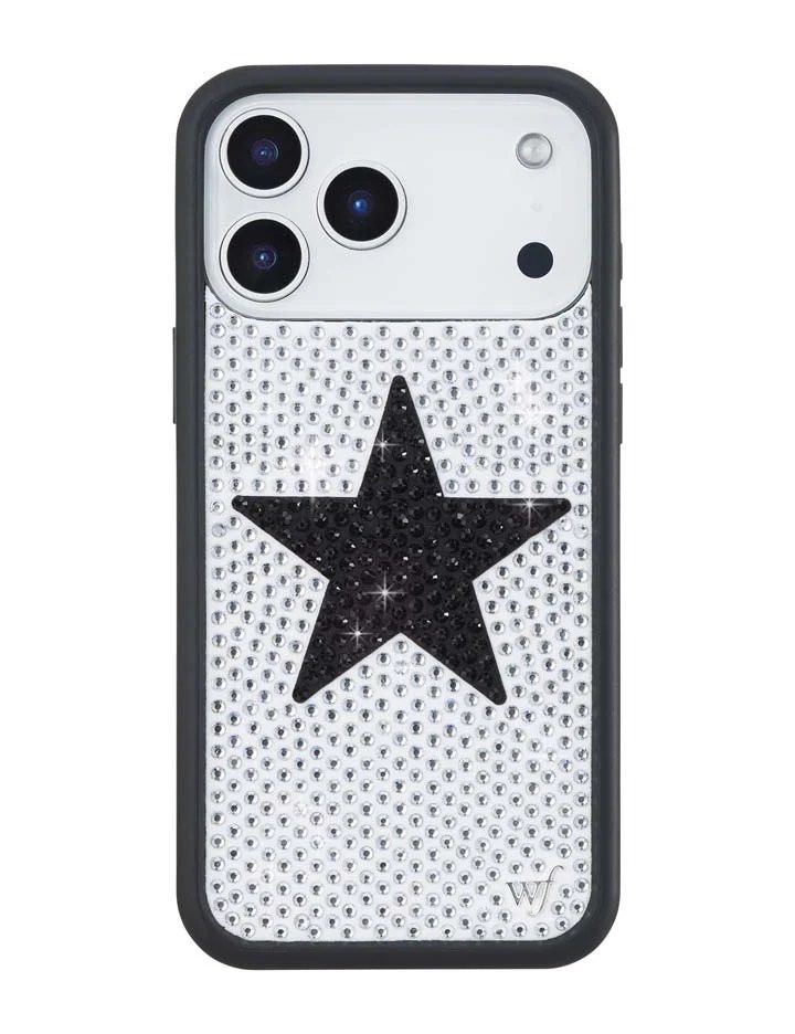 Wildflower Rhinestone White and Black Star (Category: Cases & Sleeves) located in Valenzuela. Submitted by 2chad4chad (Listing ID 1466650654, Image 3). Description: BRAND NEW for Iphone 17/18 pro Grab/lalamove ready 2,500 today only.