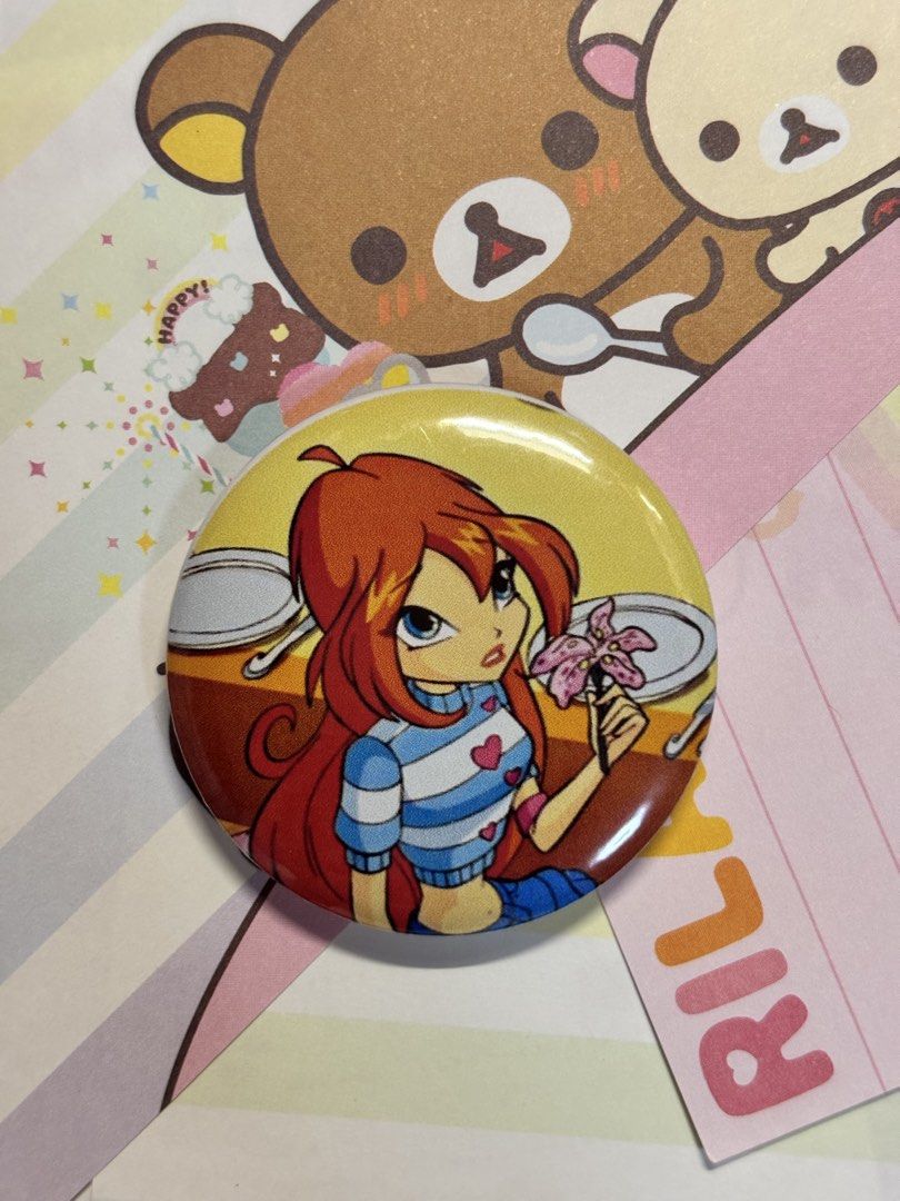 Winx Club Bloom Badge Pin (Category: Action & Battle Toys) located in San Juan City. Submitted by glitznpops.ph (Listing ID 1466590890, Image 1). Description: .