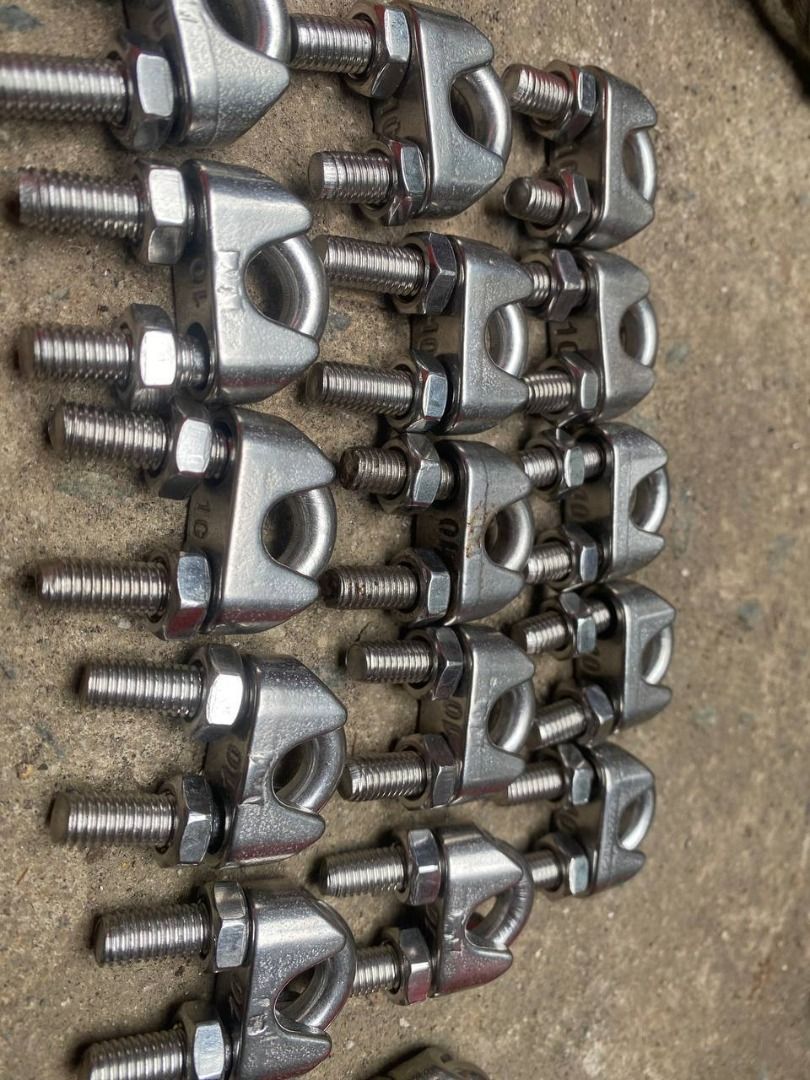 Wire rope clip Specs: 20mm (Category: Everything Else Others) located in Manila. Submitted by 09171479278_elsie. (Listing ID 1466570300, Image 2). Description: Wire rope clip Specs: 20mm.