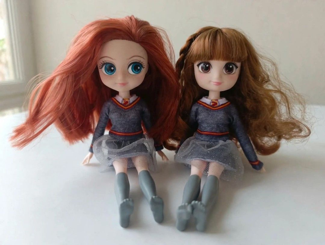 Wizarding World Doll 8-inch (2pcs) - ORIGINAL* (Category: Other Merchandise) located in Binan City. Submitted by jaycey_028 (Listing ID 1466633132, Image 1). Description: ‎✅ Orig: May tatak ©SML ©WBEI (s21) - legit ‎✅ Sukat: 8 inches / 20cm ‎✅ Condition: Loose, no box/shoes, may gray socks ‎✅ Hair: Malambot, no gupit, konting gusot lang ‎✅ No issue sa katawan/damit ‎ ‎*₱350 take all 2pcs (₱200 each)* ‎Loc: Biñan Laguna | J&T, Lalamove. ‎ ‎PM lang
