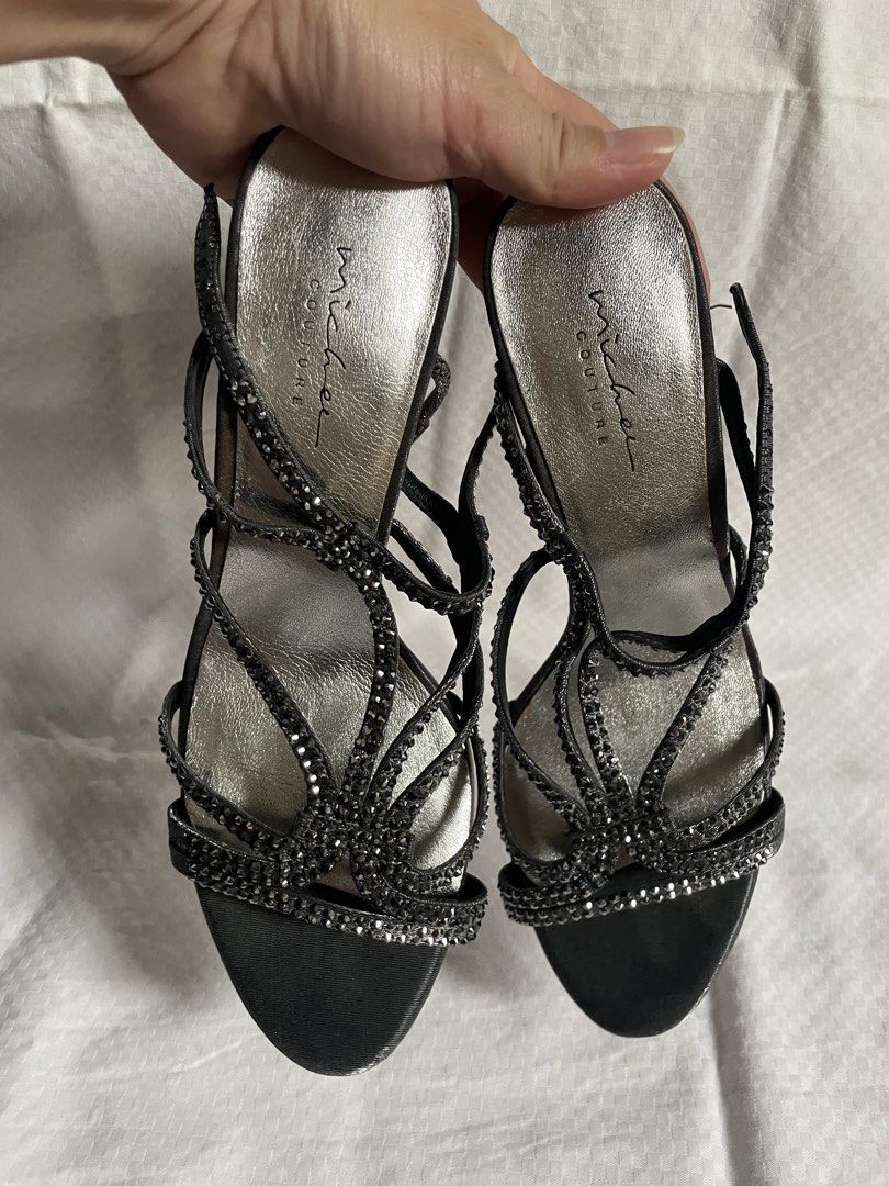 Womens heels (Category: Heels) located in Manila. Submitted by nina122386 (Listing ID 1466622787, Image 2). Description: Size 38 on tag but runs small. Michel couture. (Hk brand).