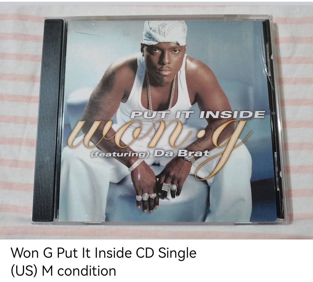 Won G Put It Inside CD Single (unsealed) (Category: CDs & DVDs) located in Dangcagan. Submitted by cd_haven5 (Listing ID 1466589295, Image 1). Description: #FORSALE #FORSALE #FORSALE #Authentic #Legit #Original We only sell original items. All items posted are on hand. Please message me for availability of the item/s because the items are also posted on my other online stores. All items are imported unless stated PH. We also accept Pre-orders. Pa