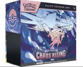 Pokémon TCG: Mega Evolution—Chaos Rising Elite Trainer Box, Toys ...