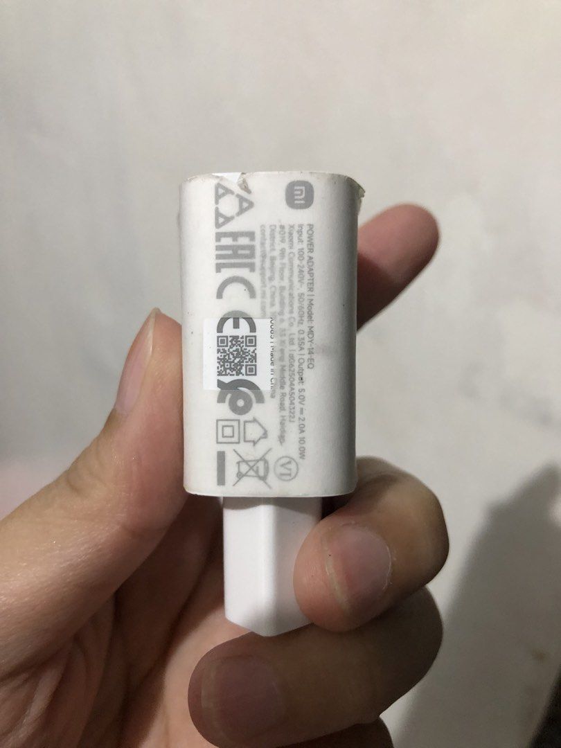 Xiaomi Adapter 10watts brand new original (Category: Chargers & Cables) located in Manila. Submitted by mctrish13183978 (Listing ID 1466771014, Image 1). Description: brand new xiaomi adapter 10watts lalamove ready tondo area.