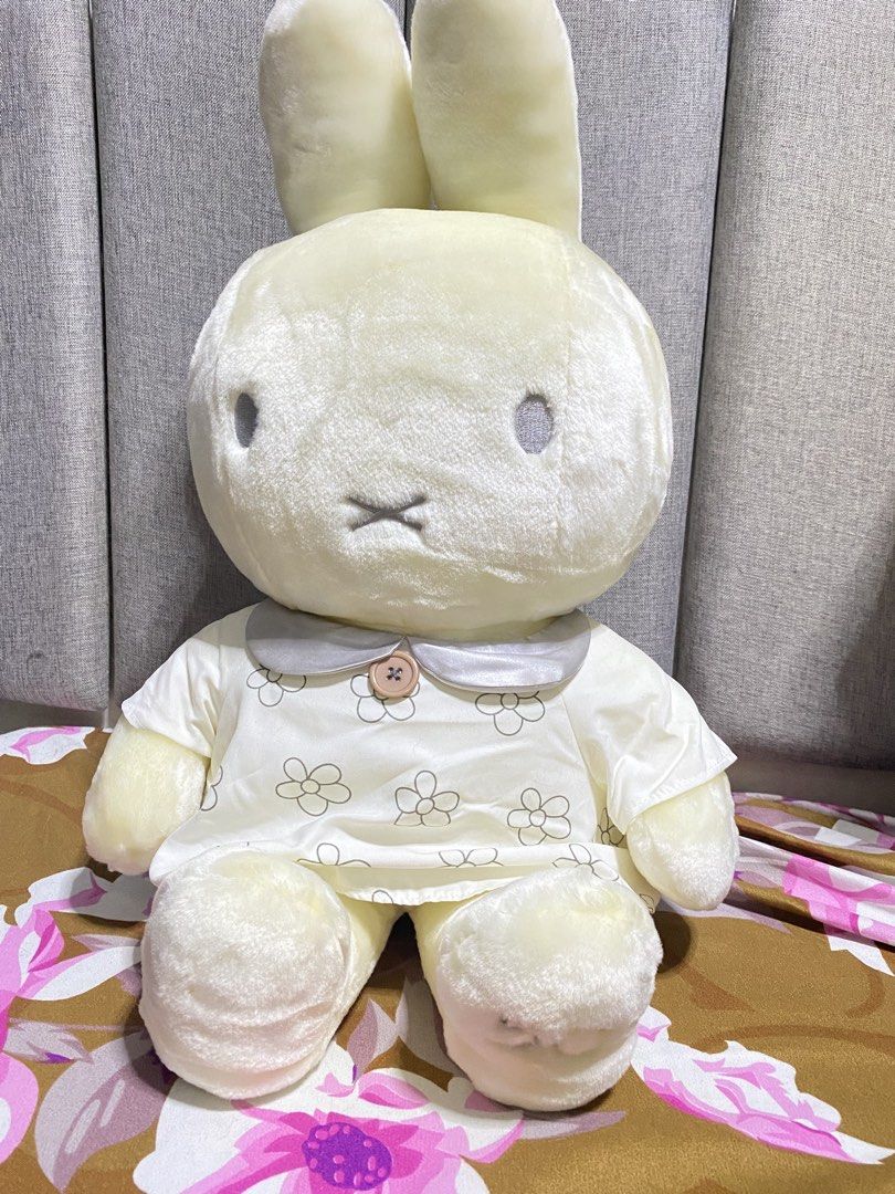 XXL 50th Miffy Anniversary Edition Huggable Plush (Category: Plushies & Soft Toys) located in Los Banos. Submitted by chus.things (Listing ID 1466641465, Image 1). Description: Welcome to Chus Things! Please Help me Declutter :) Selling Huggable Miffy 50th Anniversary Edition Plush -Color is Dirty White but the fur is very smooth and soft to touch -Clothes is also removable -Need Wash -Bulky since this is a big plush -Bought this for ₱1500.00 (se