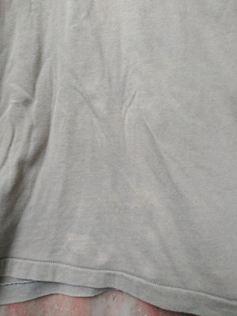 Yeezy (Category: Tshirts & Polo Shirts ) located in General Santos City (Dadiangas). Submitted by evolveorrepeat (Listing ID 1466563819, Image 3). Description: Kanye west yeezy season 6 oversized plain tshirt Xl on tag Pit to pit 26 L"31 Made in usa Main issue: discoloration Details posted.