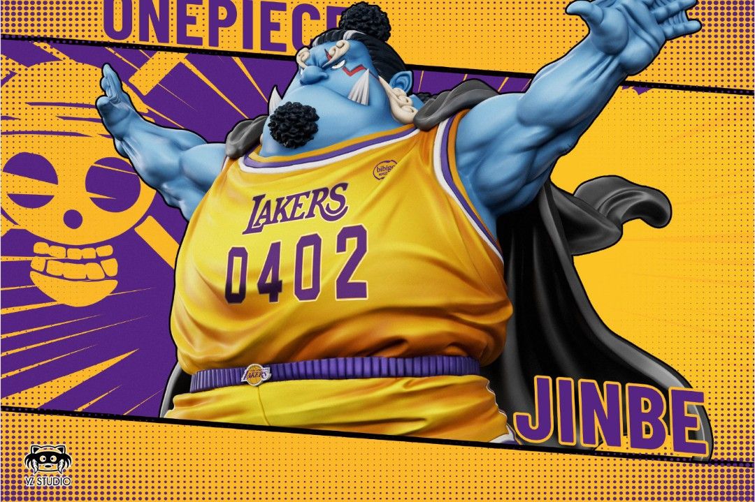 YZ STUDIO LAKERS X ONE PIECE - WCF JINBEI (Category: Figurines & Statues) located in Cavite. Submitted by kurimamaw101 (Listing ID 1466672159, Image 1). Description: FOR SALE - WCF YZ STUDIO LAKERS X OP BIB Mint condition No issue - BB & AB -Zoro (2.5k) BIB -Sanji (2.5k) MISB -Jinbei (3k) BIB -Robin (2.5k) BIB -Brook (2.5k) MISB Location: Tanza Cavite & Makati by sched PM lang po for further details..