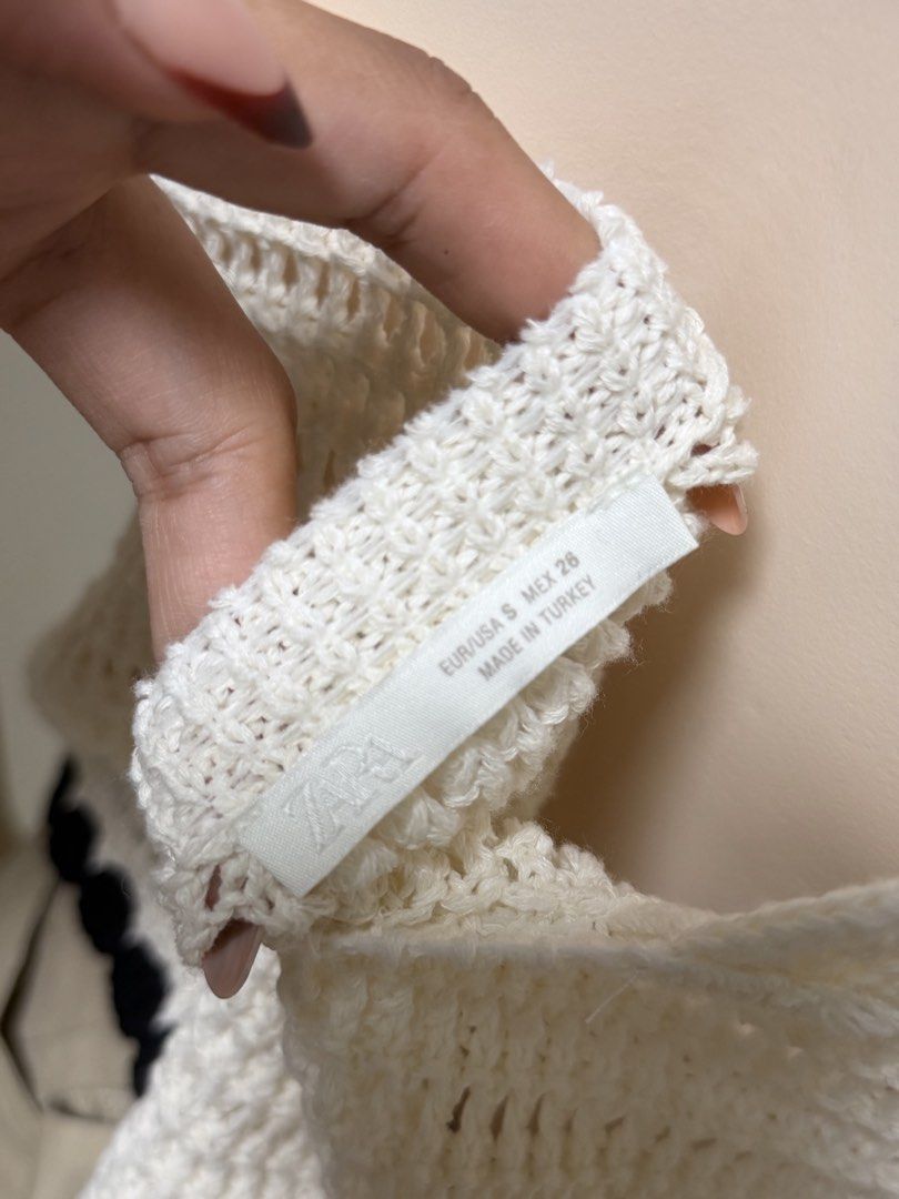 Zara crochet top (Category: Others Tops) located in General Santos City (Dadiangas). Submitted by jen.crtz (Listing ID 1466563994, Image 3). Description: Brand new zara top bought in Sweden never been used..