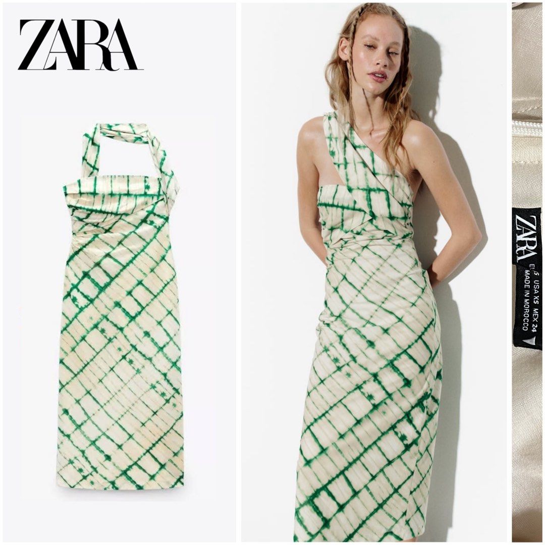 ZARA Ecru Printed Midi Maxi Dress (Category: Dresses) located in Pasig City. Submitted by dezleemarquez (Listing ID 1466687943, Image 1). Description: ZARA Ecru Printed Midi Maxi Dress.